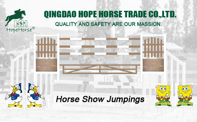 High Quality Aluminum Horse Show Jumps Portable Show Jump Wings