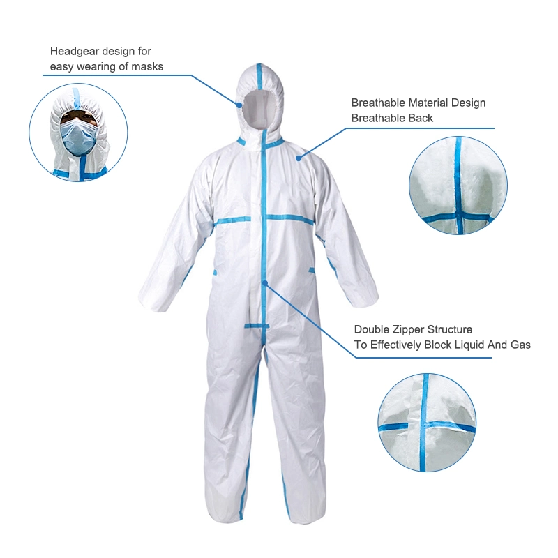High Quality Disposable Non-Woven Chemical Protective Clothing
