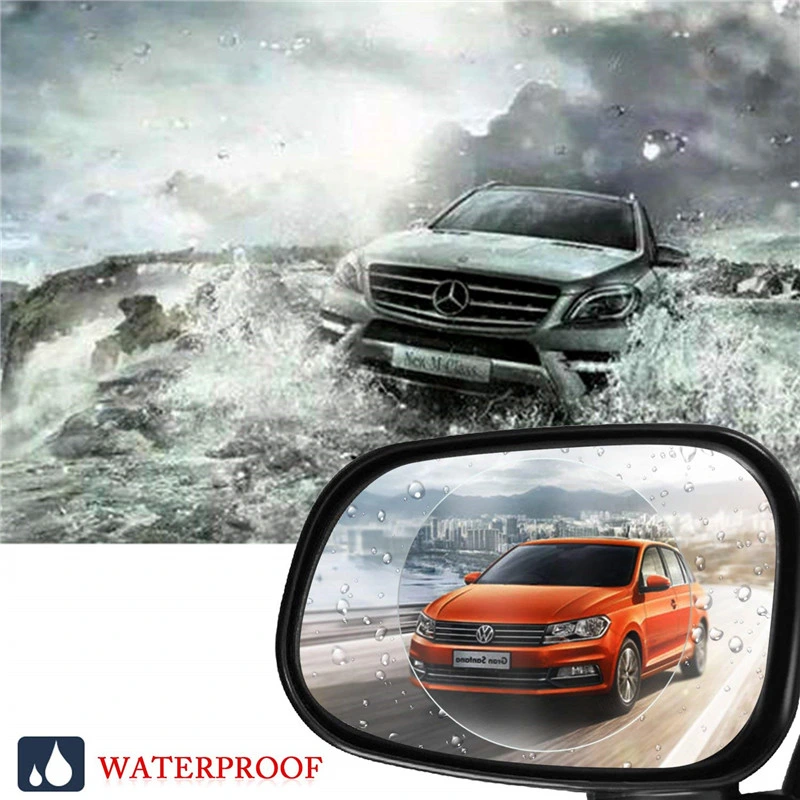 Car Rearview Mirror Protective Film Anti Fog Film Anti-Glare Waterproof Rainproof Rear View Mirror Window Clear Protective Film