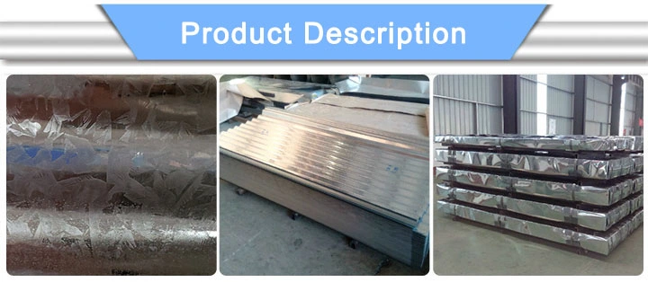 Raw Building Material 0.45 mm Thick Roof Corrugated Iron Sheet Galvanized