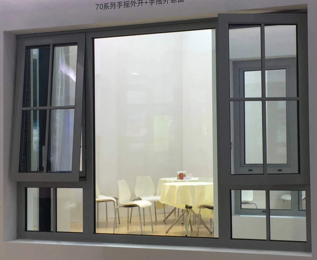 Semi Commercial System Australia Style High Quality Customzied Glass Window Aluminium Awning Windows with Window Inserts