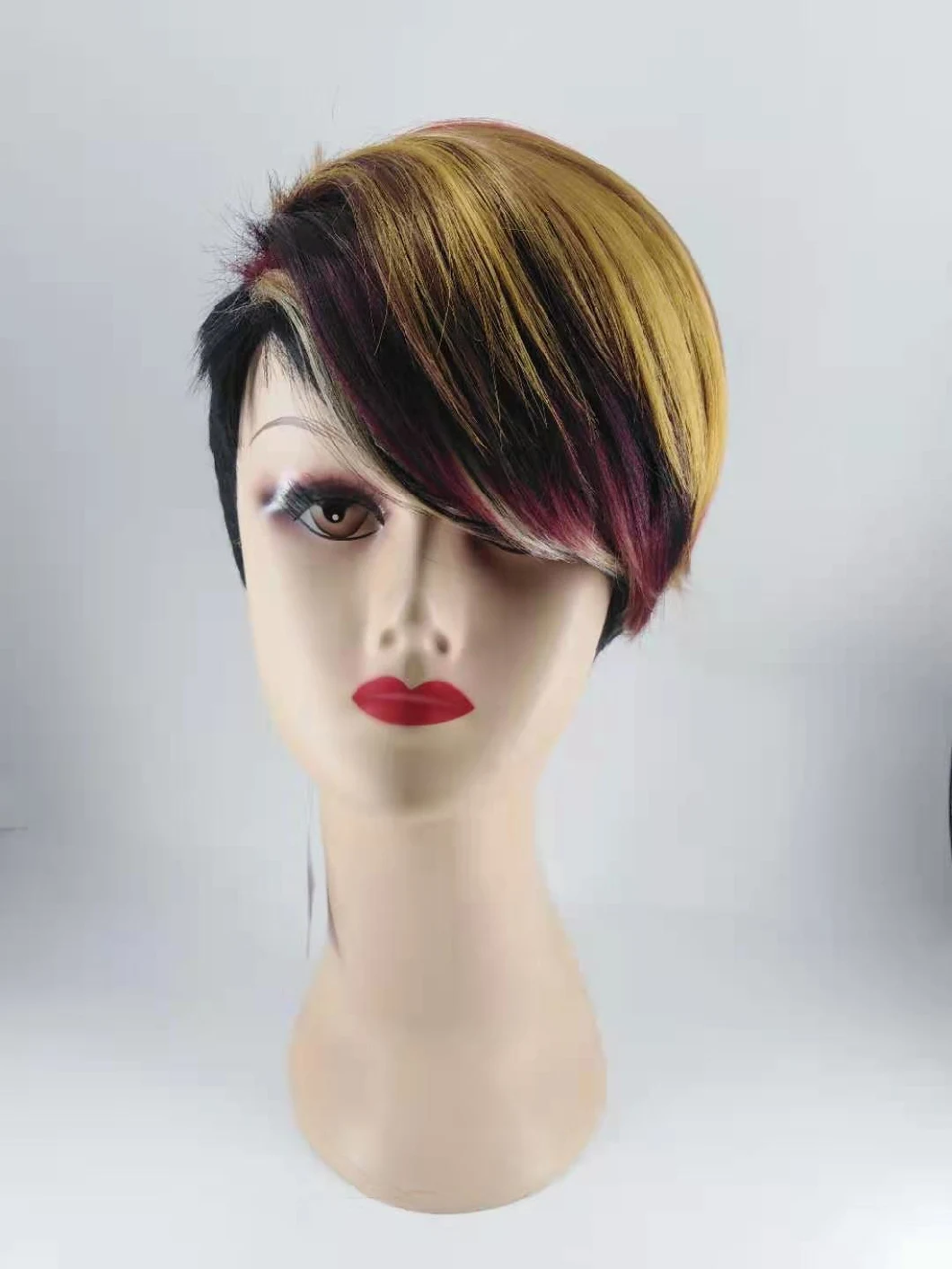 Wigs Synthetic Hair Ombre Weave Hair Packs Short Hair Wigs