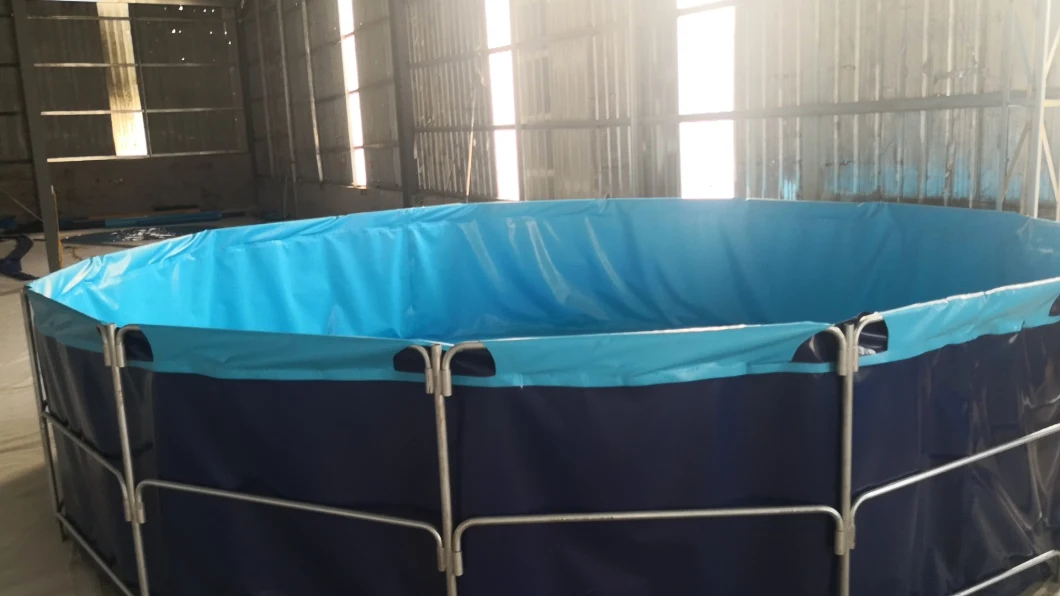 Large Plastic Water Tank Folding Fish Farming Tank PVC Tank for Feeding Fish