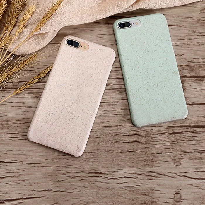 Eco-Friendly Wheat Straw Fiber Phone Protective Cover Mobile Phone Case