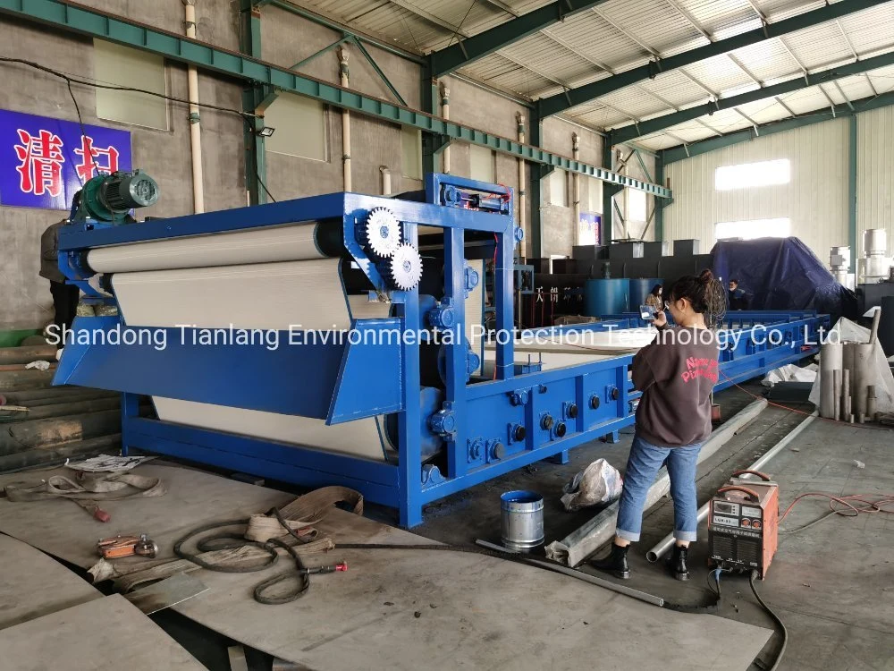Metallurgical Mine Sludge Dewatering Belt Bilter Machinery for Beneficiation Slurry Dehydration Handling
