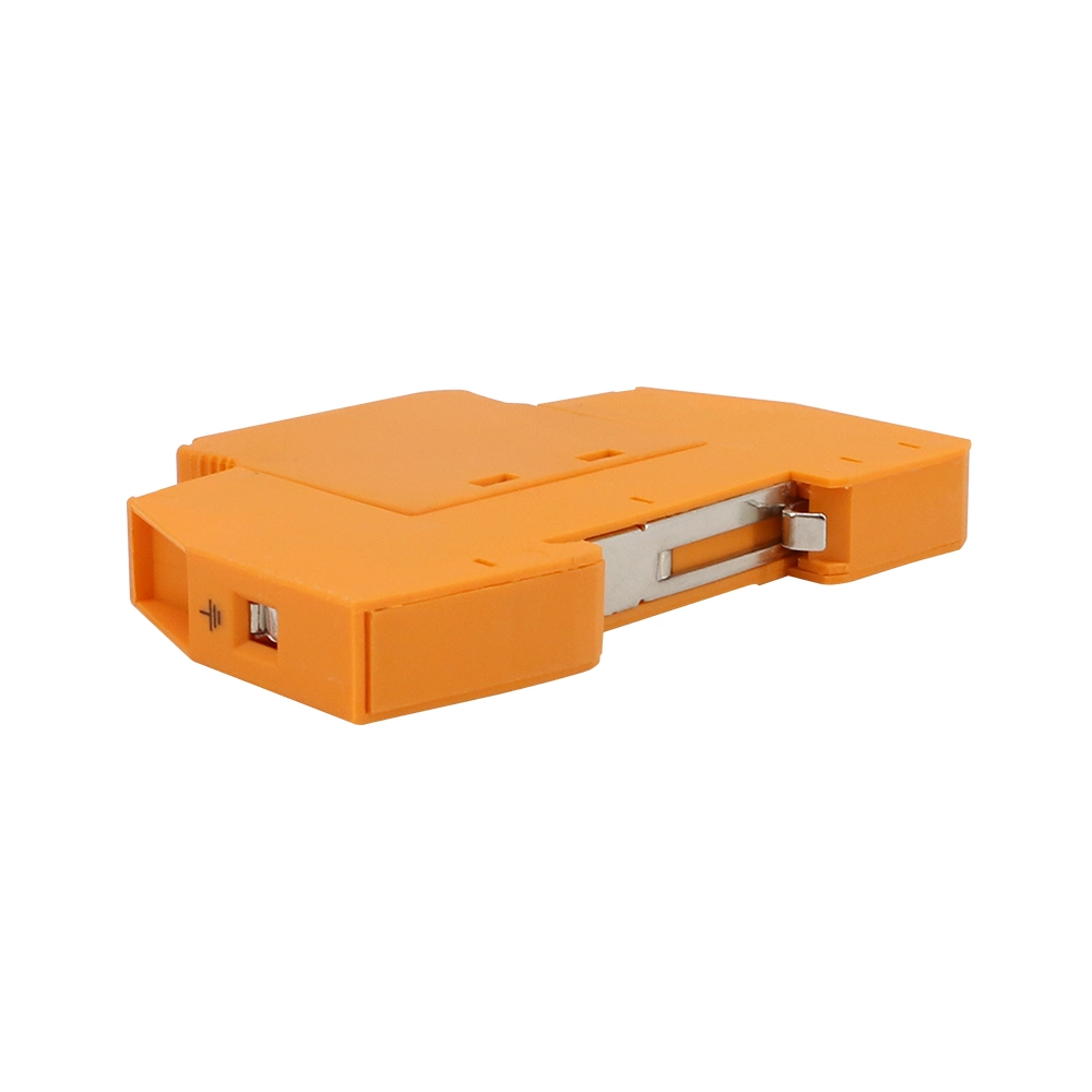 in 20ka Orange Fireproof Material Enclosure Pluggable DIN Rail Signal Surge Lightning Protection Arrester