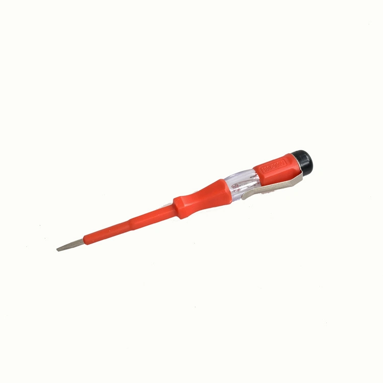 100-500V Portable Flat Screwdriver Type Electric Tester Pen Probe