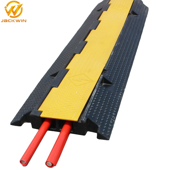 Floor Cable Protector Rubber Cable Protector Humps 2 Channel Cable Protector