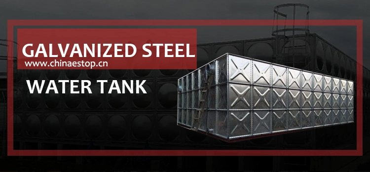 Sectional Galvanized Steel Water Storage Tank for Fire Fighting