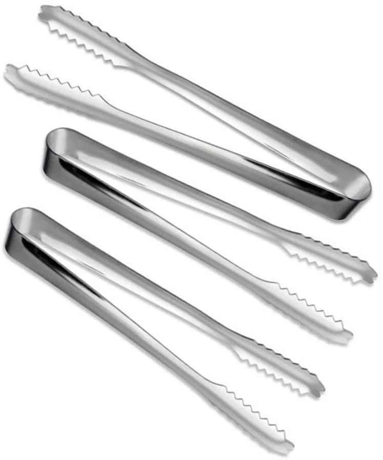 Tongs for Cooking, 2 Pieces 16 Inches Extra Long Kitchen BBQ Tong 18/10 Stainless Steel Wide Scalloped Gripping Edge Kitchen Tongs for Cooking Serving Grilling