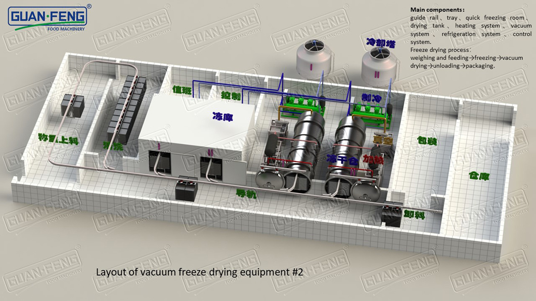 Freeze Dried Japanese Melon Vacuum Freeze Dryer Fruits Lyophilizer