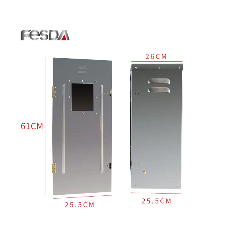 Electronic Shell Prototype Extruded Aluminum Electronic Enclosure, Aluminum Extrusion Enclosure PCB Housing Box