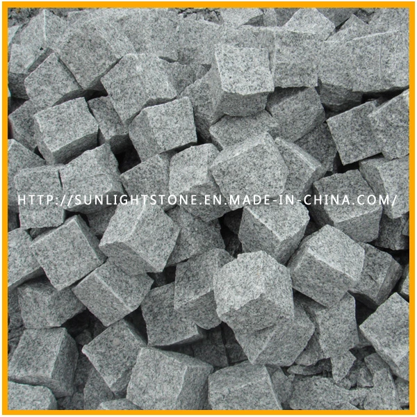 Chinese Cheap Grey Granite Cube, Paving Stones, Patio Stone Paver