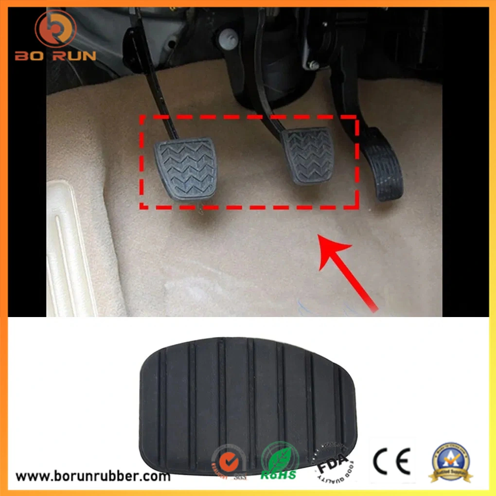 OEM ODM Mold Flat Auto Car Brake Pedal Pad Protective Rubber Cover Pedal with High Quality