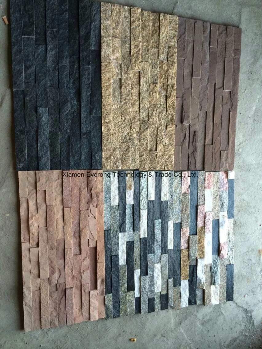 Multicolor Cheap Cultured Stone/Slate Wall Cladding Slate for Landscaping Stone