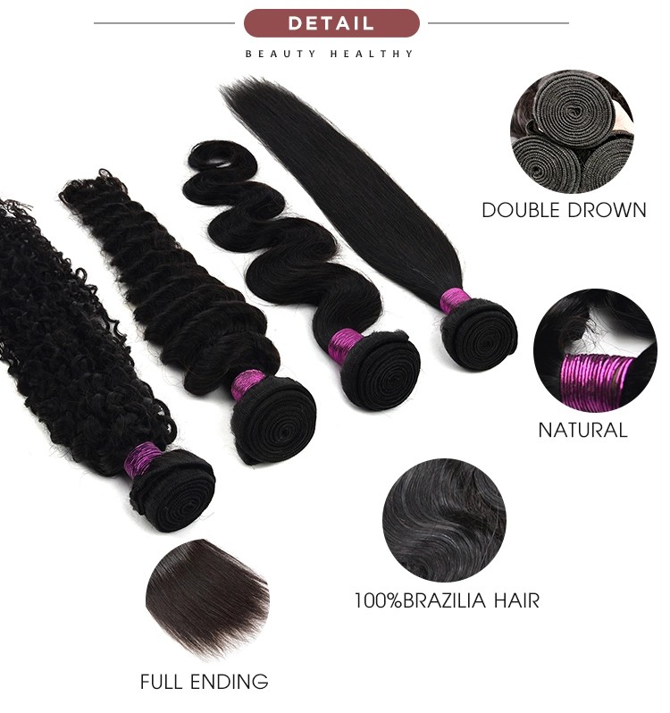 Unprocessed Wholesale Brazilian Mink Brazilian Hair Weave Bundle Without Short Hair Raw Virgin Human Hair