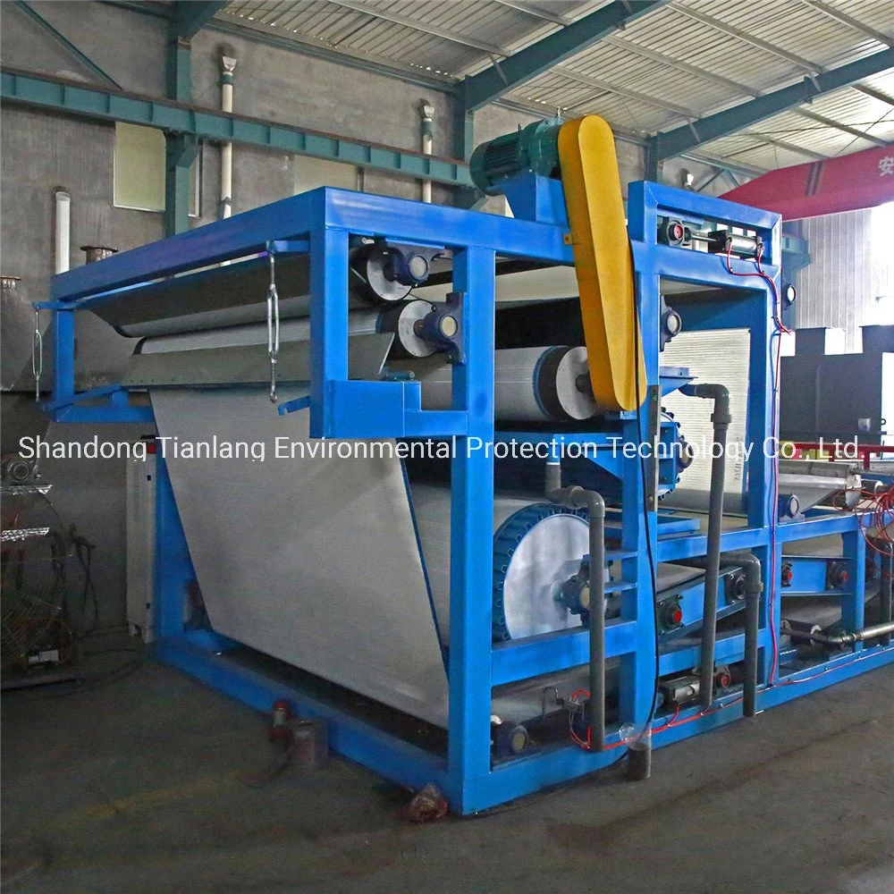 Construction Engineering Sludge Dewatering Belt Filter Press Equipment