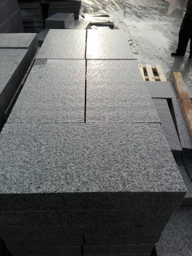 Flamed Tiles G603 Light Grey Granite Walkway Plates Paving Stones