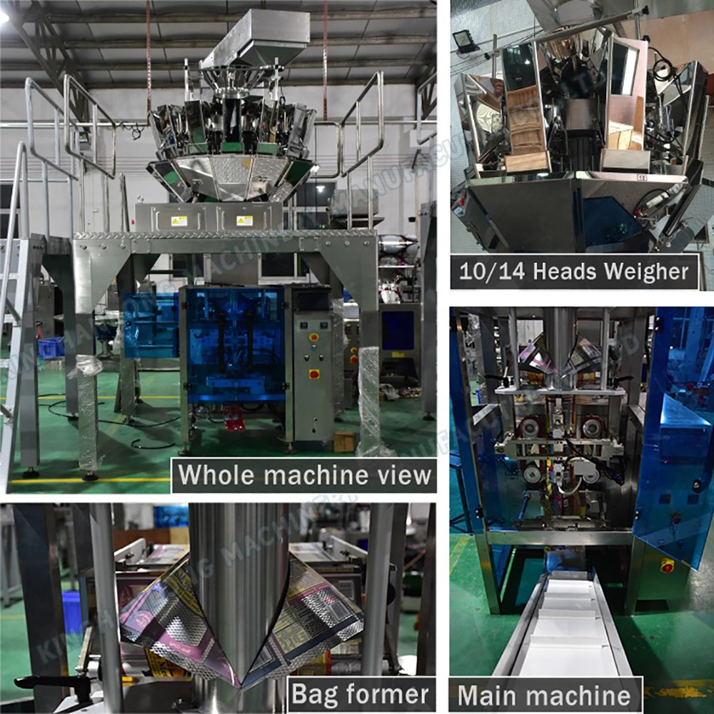 Automatic Crayfish/Frozen Dumpling Granule Filling Packing Machine Salt and Peper Packaging Mashines