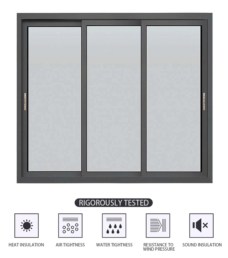 Jbd Standard Sliding Glass Door Size Interior Commercial Office Glass Sliding Door for Meeting Room