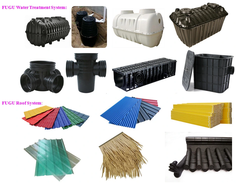 New Design Big Wave Roma Style ASA PVC Synthetic Resin Roof Tile