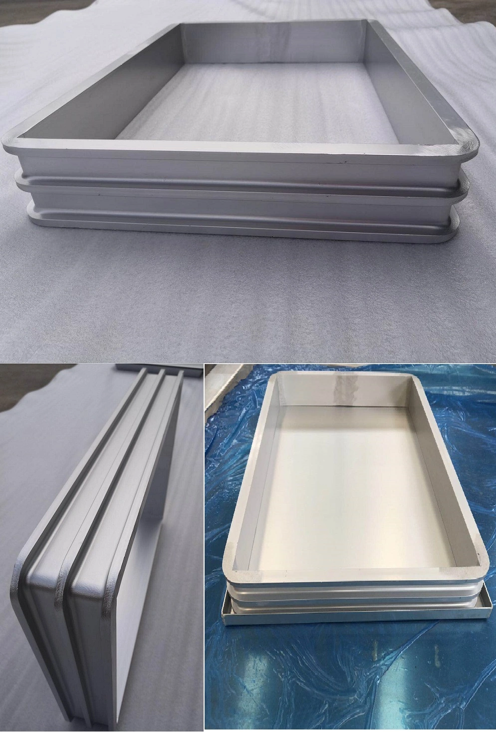 Frozen Shrimp Block Box Tool, Fast Freezing Aluminum Material Tray 1-3unit, Aluminum Contact Plate Freezer Pan