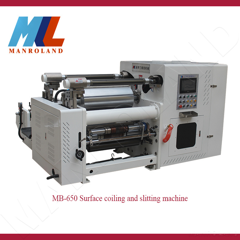 MB-650 Tape Slitting Machine, Protective Film Cutting, High Speeding Central Surface Coiling and Slitting Machine