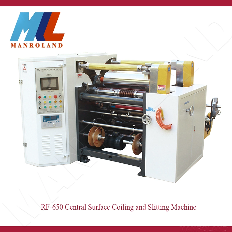 RF-650 Coil Products Protective Film Central Surface Slitting Machine.