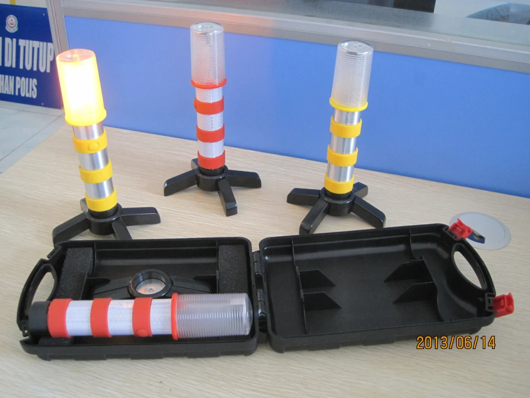 Vehicle Safety LED Roadside Flare Removable Flashing Warning Baton Flare