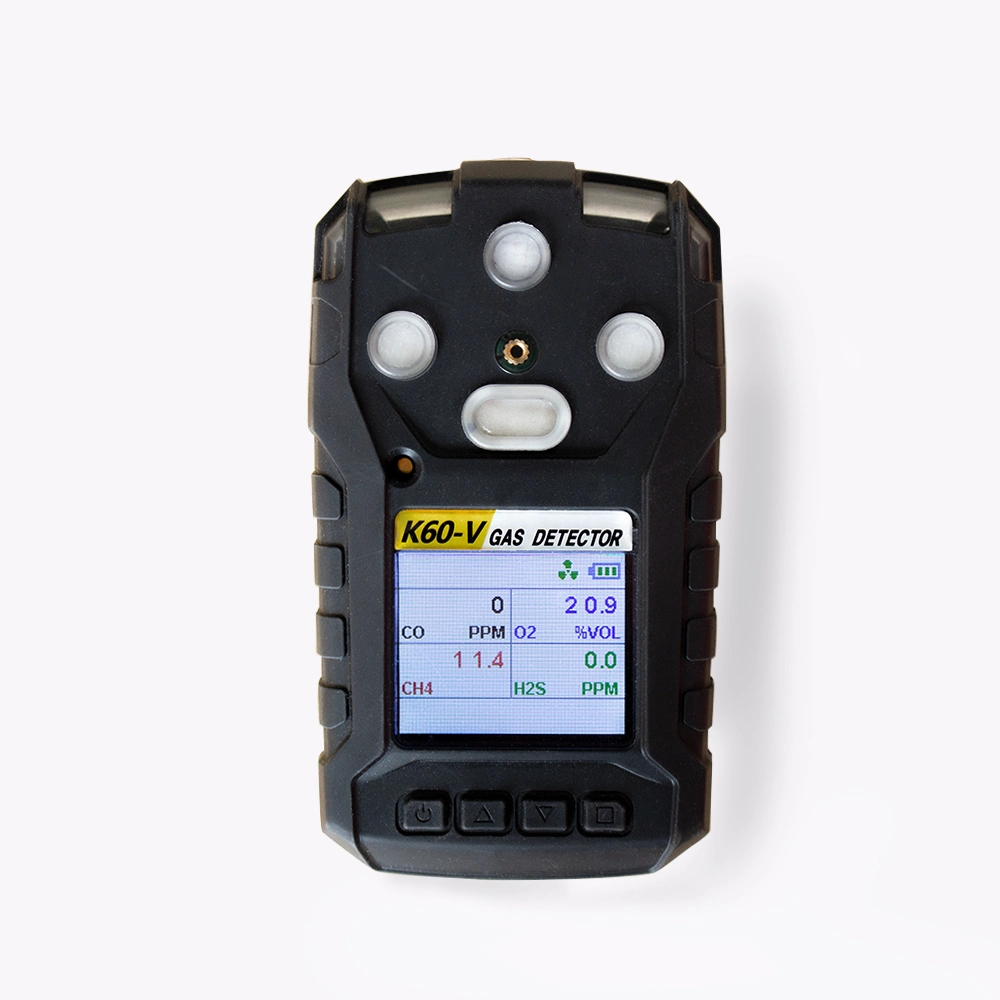 4 Gas Detector (LEL, CO, H2S, O2) Portable Multi-Gas Detector