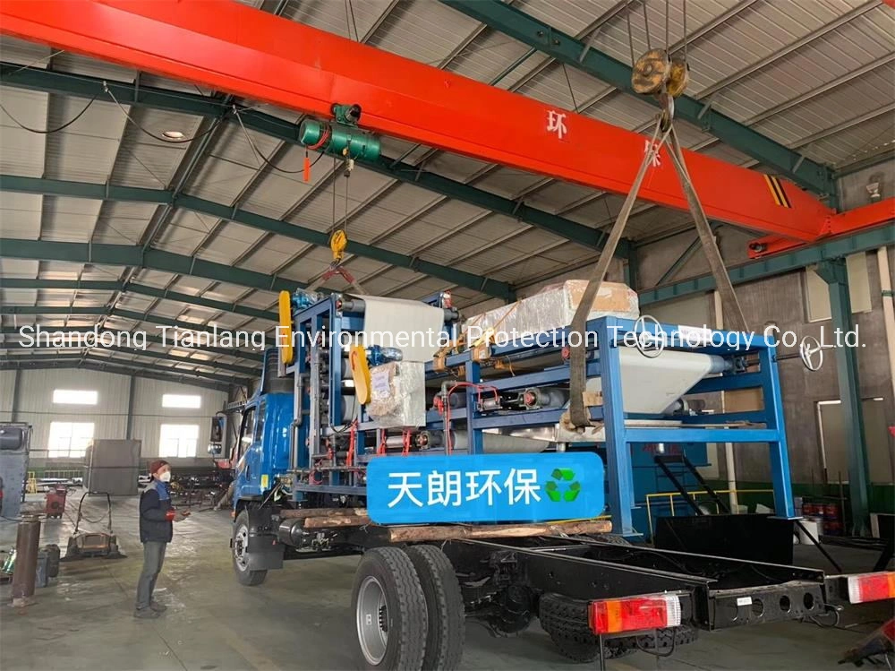 Construction Engineering Sludge Dewatering Belt Filter Press Equipment