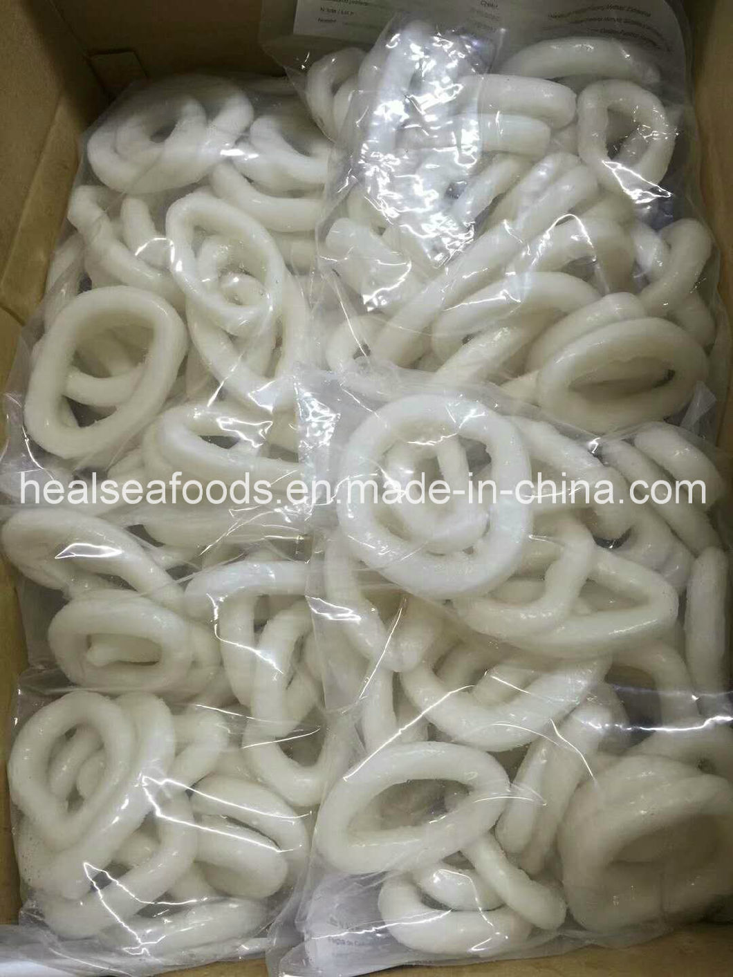 Hot Sale Cleaned Fresh IQF Frozen Squid Rings