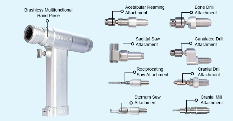 Ruijin Nm-100 Battery Drill Saw Tool for Operated Orthopedics Surgery