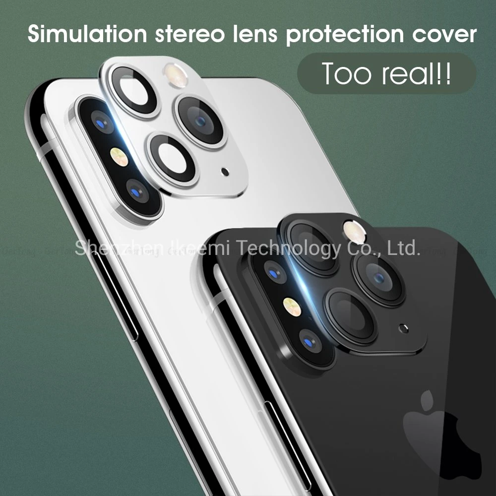 Alloy Metal Camera Lens Cover Seconds Change for iPhone 11 PRO Lens Ring Cover for iPhone X Xs Max Camera Protective Cover
