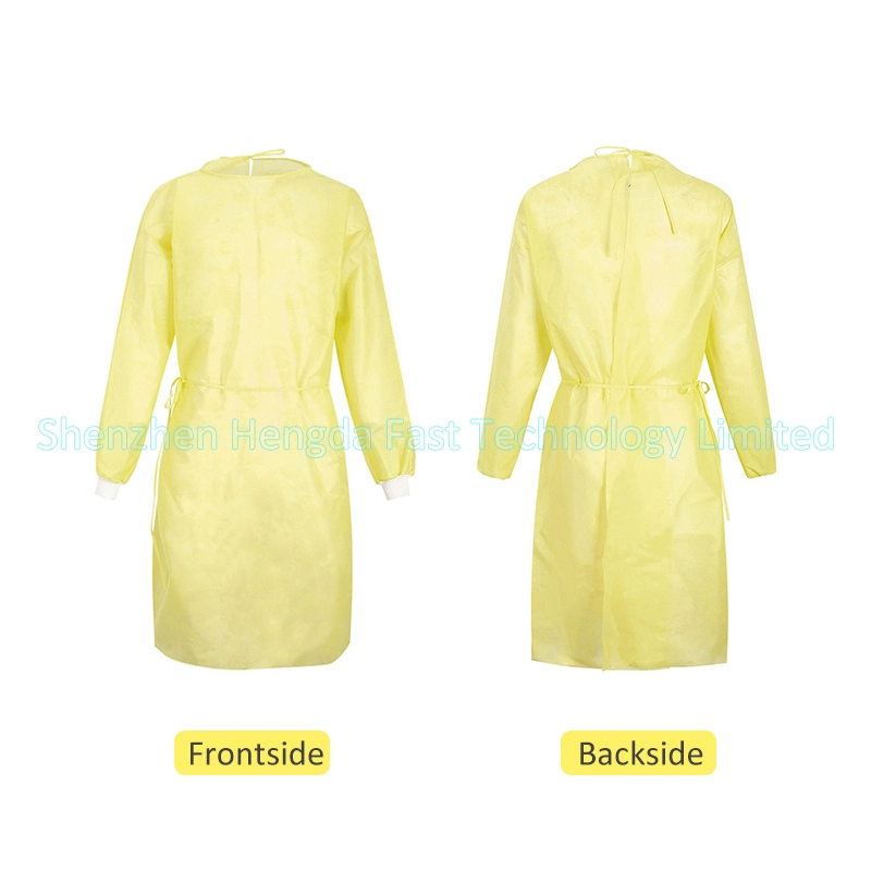 Disposable Isolation Gown PP+PE Disposable Medical Protective Clothing Protective Clothing