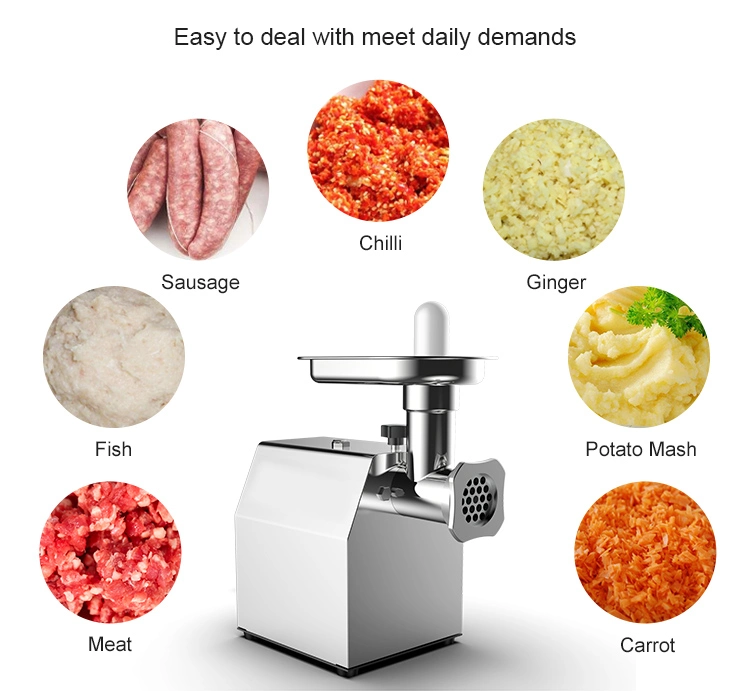 Mini Electric Industrial Frozen Meat Grinder Machine Meat Mincer