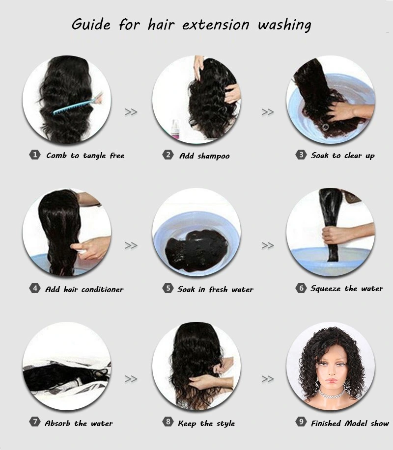 Factory Customize Top Hair Salon Hair Extensions Ensure Hair Quality No Dry No Tangle