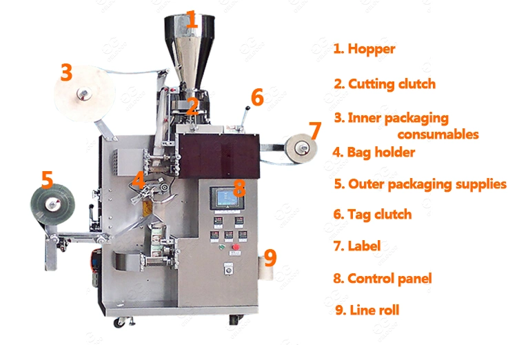 5g Filter Paper Tea Bag Packing Machine Automatic