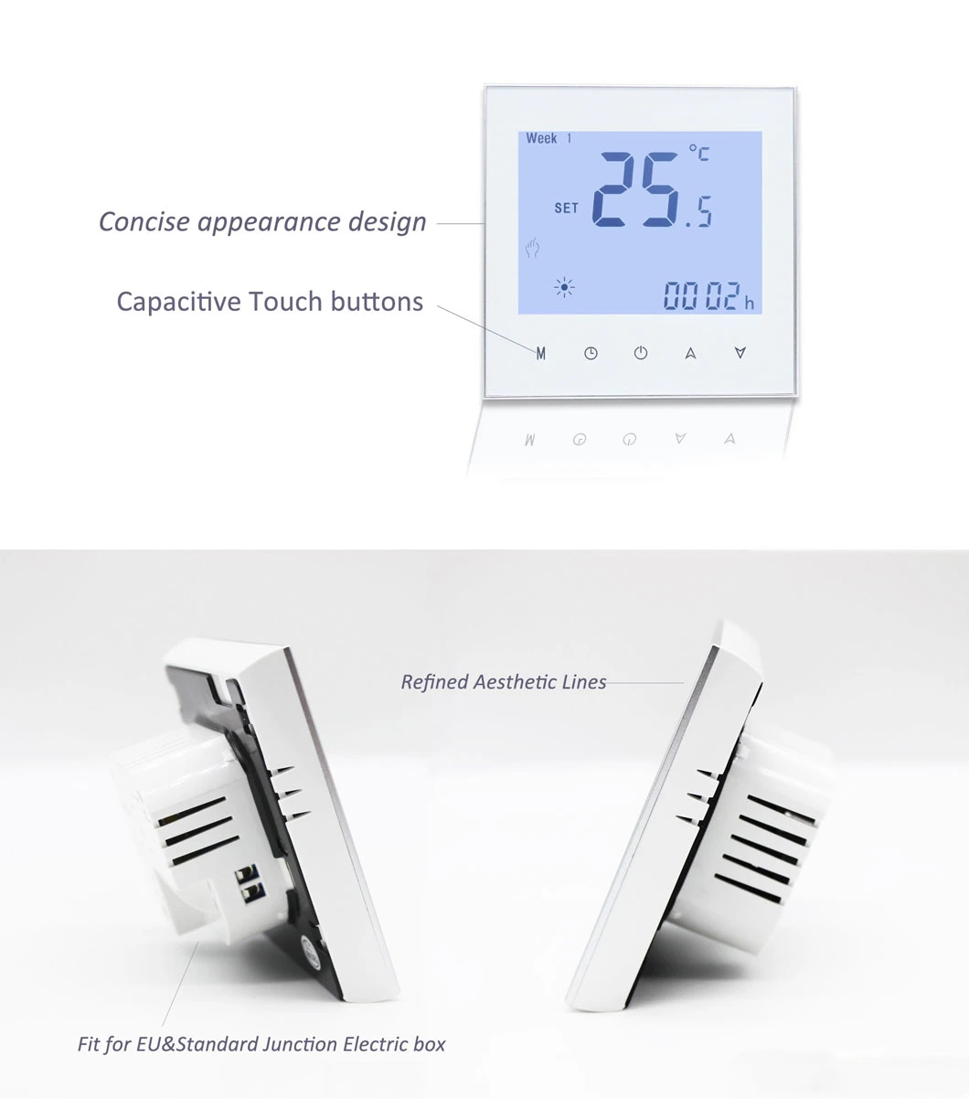 Low Voltage 24VAC Home WiFi Thermostat for Home Boiler Heating
