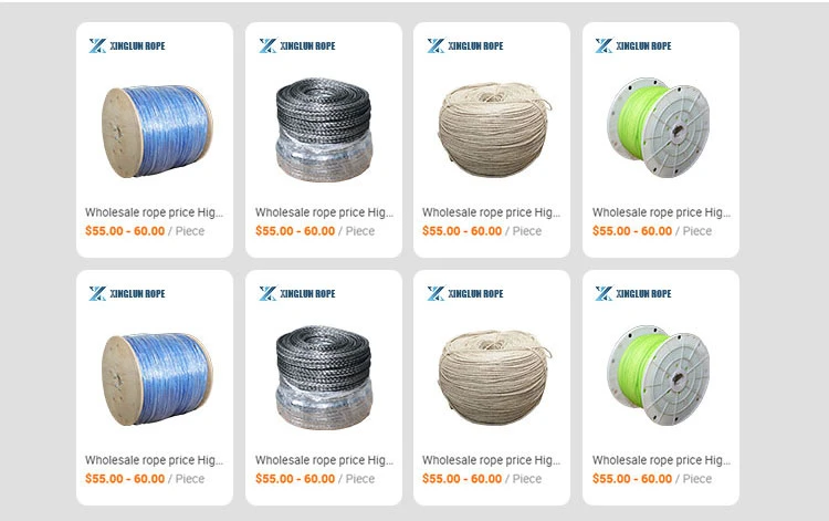 3 Strand Nylon Rope /Polyamide Rope/ PP Rope /Polyester Rope Docklines or Anchor Lines Mooring Rope