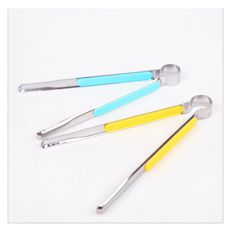 Kitchen Household Food Clip Stainless Steel Food Tongs Barbecue Tongs