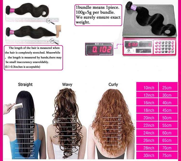 100% Real Human Hair Big Deep Wave 8-30 Inch Virgin Brazilian Hair Weaving