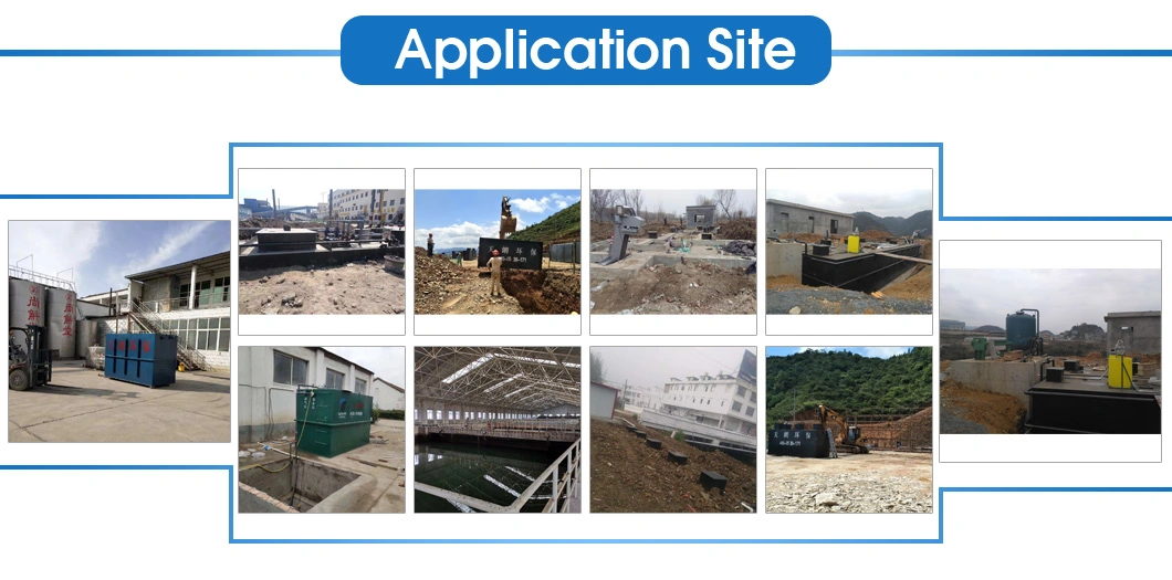 Slaughterhouse/Machinery Plant Wastewater STP Integrated Sewage Treatment Equipment with Mbr