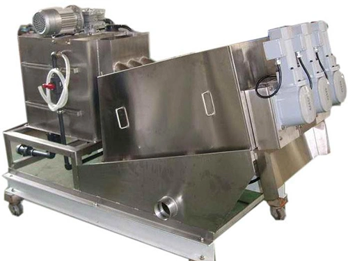Automatic Cow Dung Volute Sludge Dewatering Machine Screw Press