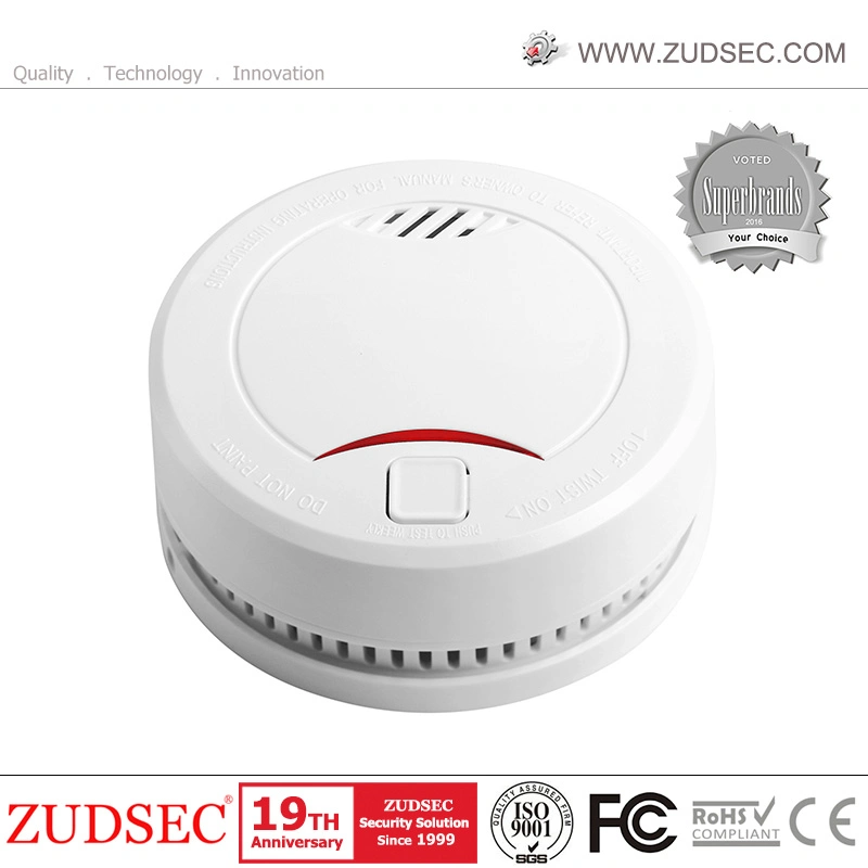 Wireless Independent Smoke Detector Fire Alarm, Standalone Fire Detector