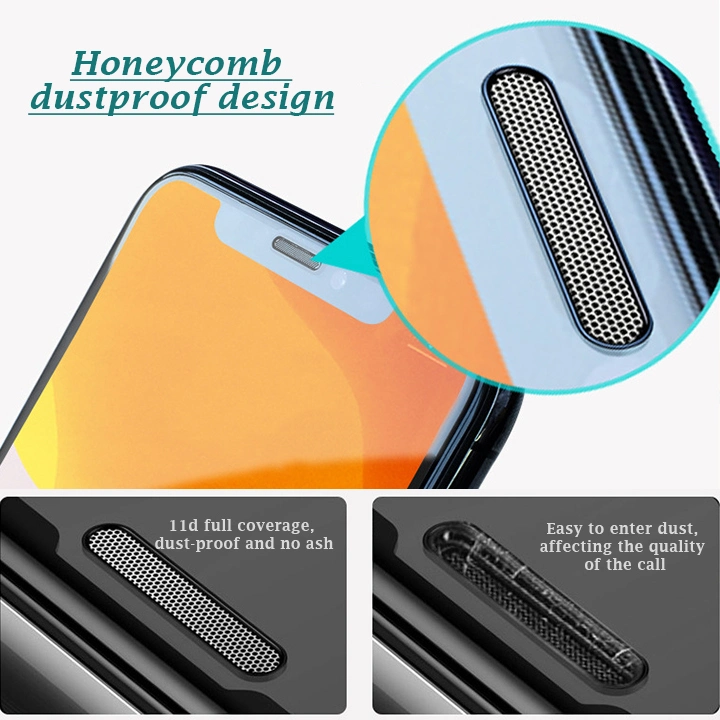 11d Full Curved Protective Film Mobile Phone Tempered Glass Screen Protector for iPhone 12