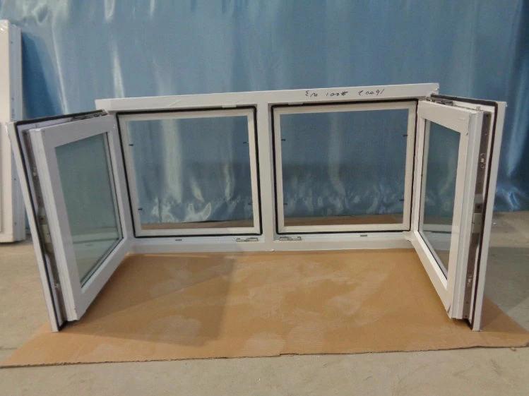 PVC Frosted Glass Tilt& Turn Windows with Insect Screen