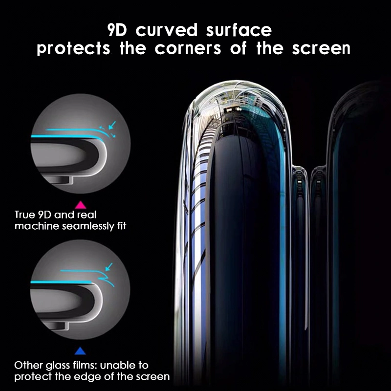 Case Friendly HD Clear Anti Scratch Protective Film Tempered Glass Screen Protector for iPhone X