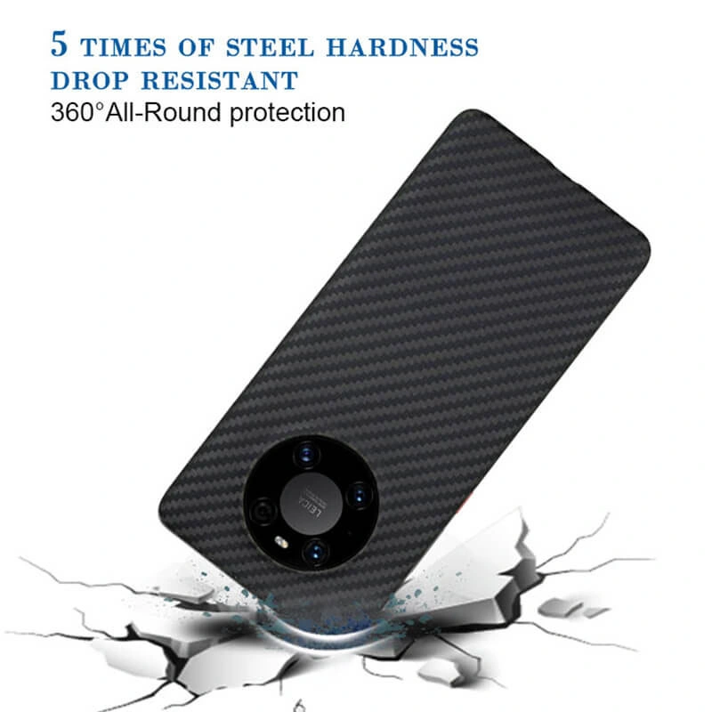 Mobile Phone Accessory Back Cover Aramid Fiber Phone Case Protective Cover Armor Case