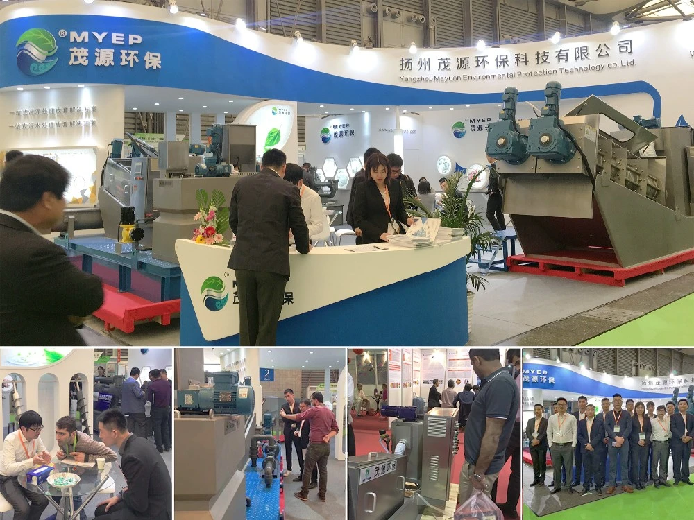 Stainless-Steel Sewage Dewatering Machine for Sewage Treatment